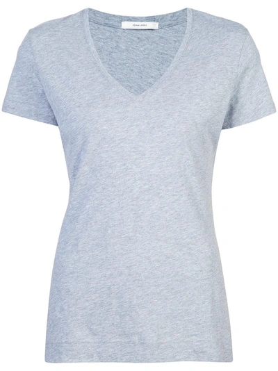 Adam Lippes V-neck T-shirt In Grey