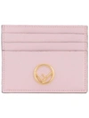 FENDI Pink leather cardholder,8M0269A18B12496834