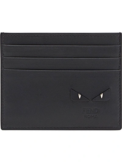 Fendi Bag Bugs Cardholder In Black