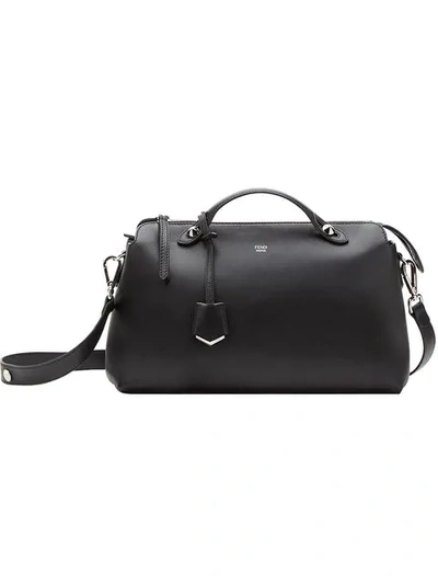 Fendi 'medium By The Way' Convertible Leather Shoulder Bag - Black