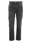 ISABEL MARANT ÉTOILE ISABEL MARANT PEARL DETAILED JEANS,PA0740 17A019ECALIFFY02GY