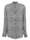 BALMAIN HOUNDSTOOTH PRINT SHIRT,101191656I .C5101