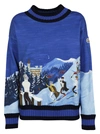 MONCLER EMBROIDERED SKI SWEATER,C2 093 8078250 8099T 730