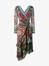 ETRO ETRO DEEP-V PRINTED WRAP DRESS,17745426512474255