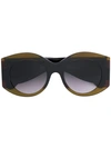 Gucci Oversized Round Frame Sunglasses In 003