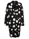 MOSCHINO BOUTIQUE MOSCHINO SPOTTED COAT,9461164