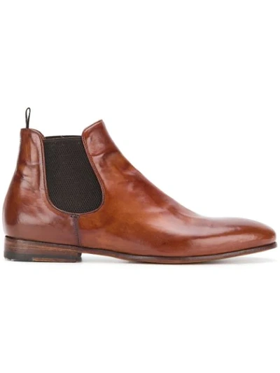 Officine Creative Revien Ankle Boots In Brown