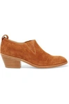 Rag & Bone Woman Thompson Suede Ankle Boots Camel In Tan