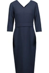 GOAT WOMAN BENTLEY WOOL-CREPE DRESS STORM BLUE,US 1071994537358362