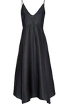 LEMAIRE Asymmetric cotton and silk-blend dress,US 1998551928972225