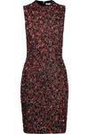 ALICE AND OLIVIA WOMAN ROSALEE SEQUINED AND BEADED TULLE MINI DRESS CLARET,US 2526016082294129