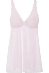 COSABELLA Abilene lace and tulle chemise,US 22308642287745982