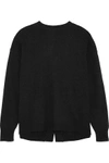 ELLERY WOMAN GRACE OPEN-BACK STRETCH-KNIT SWEATER BLACK,US 1998551929406985