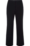 STELLA MCCARTNEY Cropped stretch-wool piqué flared pants,US 2526016083672218