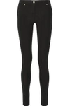 GIVENCHY WOMAN STRETCH-TWILL LEGGINGS BLACK,US 1998551929444093