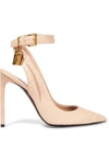 TOM FORD Embellished python pumps,US 1071994536651429