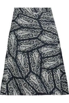 APC WOMAN PRINTED COTTON SKIRT MIDNIGHT BLUE,GB 1071994537707525