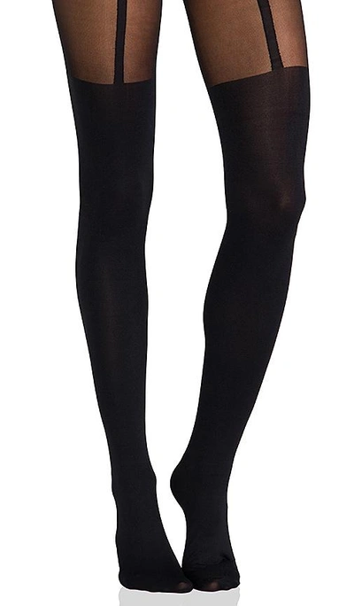 Pretty Polly 'suspended' Tights In Black