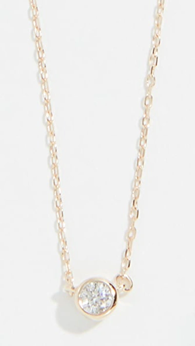 Adina Reyter 14k Gold Single Diamond Necklace