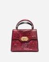 DOLCE & GABBANA WELCOME HANDBAG IN PRINTED LEATHER,BB6373AH1978B500