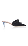 MARCO DE VINCENZO KITTEN HEEL MULE,609774