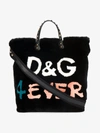 DOLCE & GABBANA D & G 4EVER FUR SHOPPER,12446869