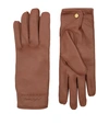 BURBERRY Cashmere Lined Leather Gloves,P000000000005811775