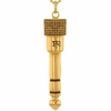 TRUE ROCKS LARGE JACK PLUG NECKLACE YELLOW GOLD