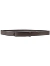 Orciani Slim Loop-fastening Belt In Brown