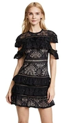 ALICE AND OLIVIA JOLIE RUFFLE TIER DRESS