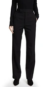 HELMUT LANG TEXTURED SUITING PANTS WITH ZIPPER DETAIL