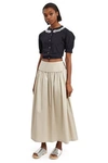OPENING CEREMONY OPENING CEREMONY FRENCH CUFF MAXI SKIRT,ST96666