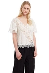 OPENING CEREMONY OPENING CEREMONY ANGLAISE POPOVER TOP,ST96651
