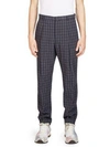 ACNE STUDIOS Boston Plaid Linen Pants