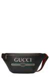 GUCCI LEATHER HIP PACK - BLACK,4938690GCCT