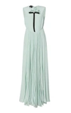 ROCHAS CREPE DE CHINE GOWN,ROPM510365