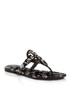 TORY BURCH WOMEN'S MILLER PATENT LEATHER THONG SANDALS,37210
