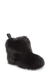 JIMMY CHOO DALTON GENUINE FOX & RABBIT FUR BOOTIE,J000097676