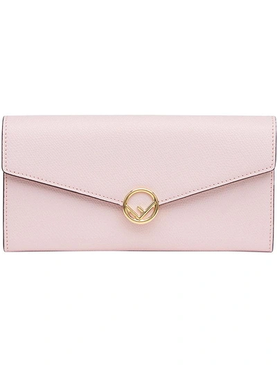 Fendi Continental F Is  Wallet In Pink
