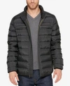 COLE HAAN MEN'S QUILTED ZIP-FRONT JACKET