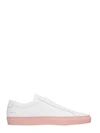 COMMON PROJECTS ORIGINAL ACHILLES LOW WHITE LEATHER SNEAKERS,2102