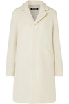 APC ELEVEN RIBBED WOOL AND MOHAIR-BLEND COAT