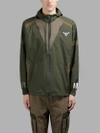 ADIDAS X WHITE MOUNTAINEERING ADIDAS X WHITE MOUNTAINEERING MEN'S GREEN WINDBREAKER JACKET