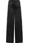 VALENTINO HAMMERED-SATIN WIDE-LEG trousers,3074457345617526843