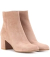 GIANVITO ROSSI EXCLUSIVE TO MYTHERESA.COM - MARGAUX MID SUEDE ANKLE BOOTS,P00296731