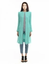 Gareth Pugh Blue Silk Coat In Blue