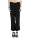 Y'S FAUX SILK AND POLYESTER TROUSERS,YJ-P75-543-1