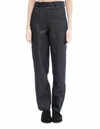 YOHJI YAMAMOTO LINEN AND COTTON TROUSERS,FU-P53-007-1