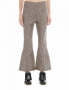 MARNI COTTON AND SILK TROUSERS,A00TCS66/BLM80