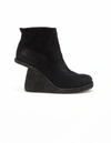 GUIDI WEDGE HEEL SUEDE ANKLE BOOTS,6006/BLKT